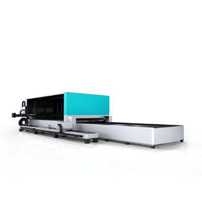Raycuscnc de Snijmachine 4KW van de Laservezel/Roterende de Lasersnijmachine van 6KW
